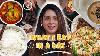 What I eat in a day | Moms Dosakaya Chicken curry | healthy recipes