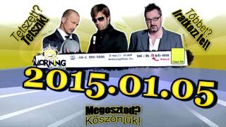 ClassFM MorningShow 2015 01 05 Első nap, Megyei matrica, Ugató panda, Továbbadott karácsonyi cuccok