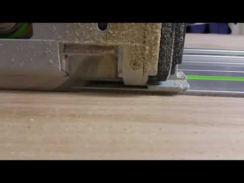 Festool ts55 sparks when cutting sheet goods