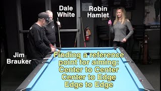 Finding a Reference Point for Aiming:  Center to Center, Center to Edge, Edge to Edge