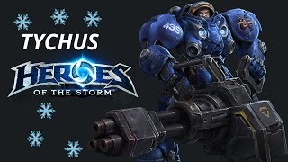 Tychus Gameplay Heroes Of The Stom Blizzard Moba