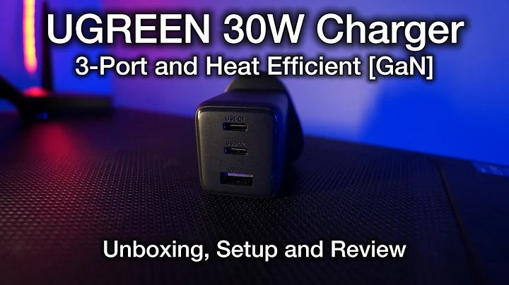 UGREEN 3-Port GaN 30w Fast Charger - Unboxing and Review