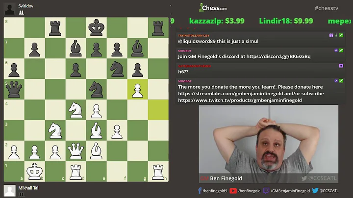 Ben Finegold analyzes Mikhail Tal's great attackin...