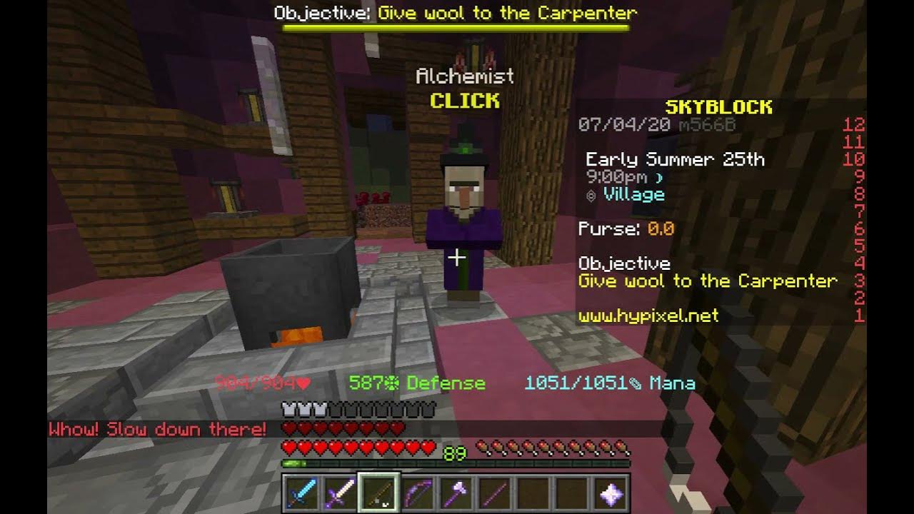 How to get more Mana in Hypixel Skyblock YouTube