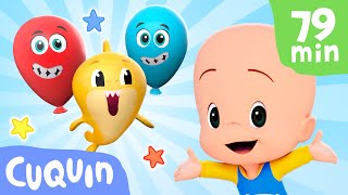 Bolas e balões coloridos de Cuquin e mais vídeos educativos 🎈🔵 | Desenhos animados para bebês