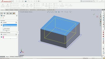Shell-SolidWorks 2016 basic tutorial for beginners