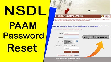 How To Reset NSDL Paam ID | NSDL ID locked Problem Solve | NSDL Password Reset