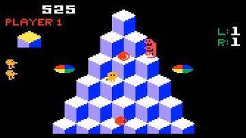 Q*Bert for the Mattel Intellivision