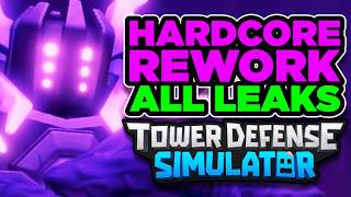 Watch This BEFORE THE HARDCORE REWORK in TDS!