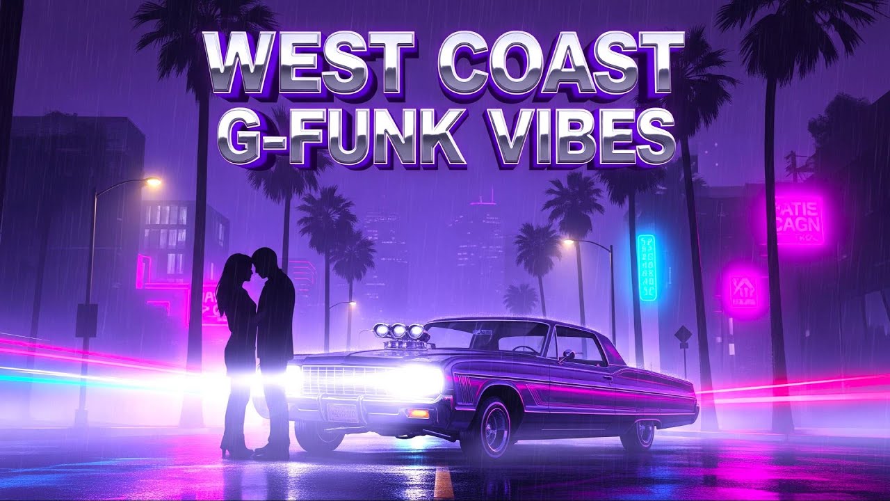 Purple Rain in L.A  🌧️ West Coast G Funk for Late Night Cruisin’