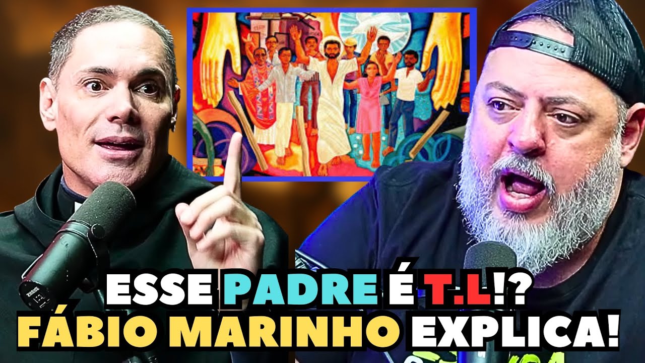 TEOLOGIA DA LIBERTAÇAO!? PADRE FÁBIO MARINHO - PODCAST 3 IRMAOS #reprise