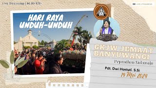 Ibadah Minggu Pagi Perayaan Unduh-Unduh Pepanthan Sukorojo | 19 Mei 2024 | GKJW Banyuwangi