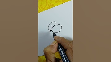 Alphabet "R" Signature design | #signature #shorts #short #shortvideo