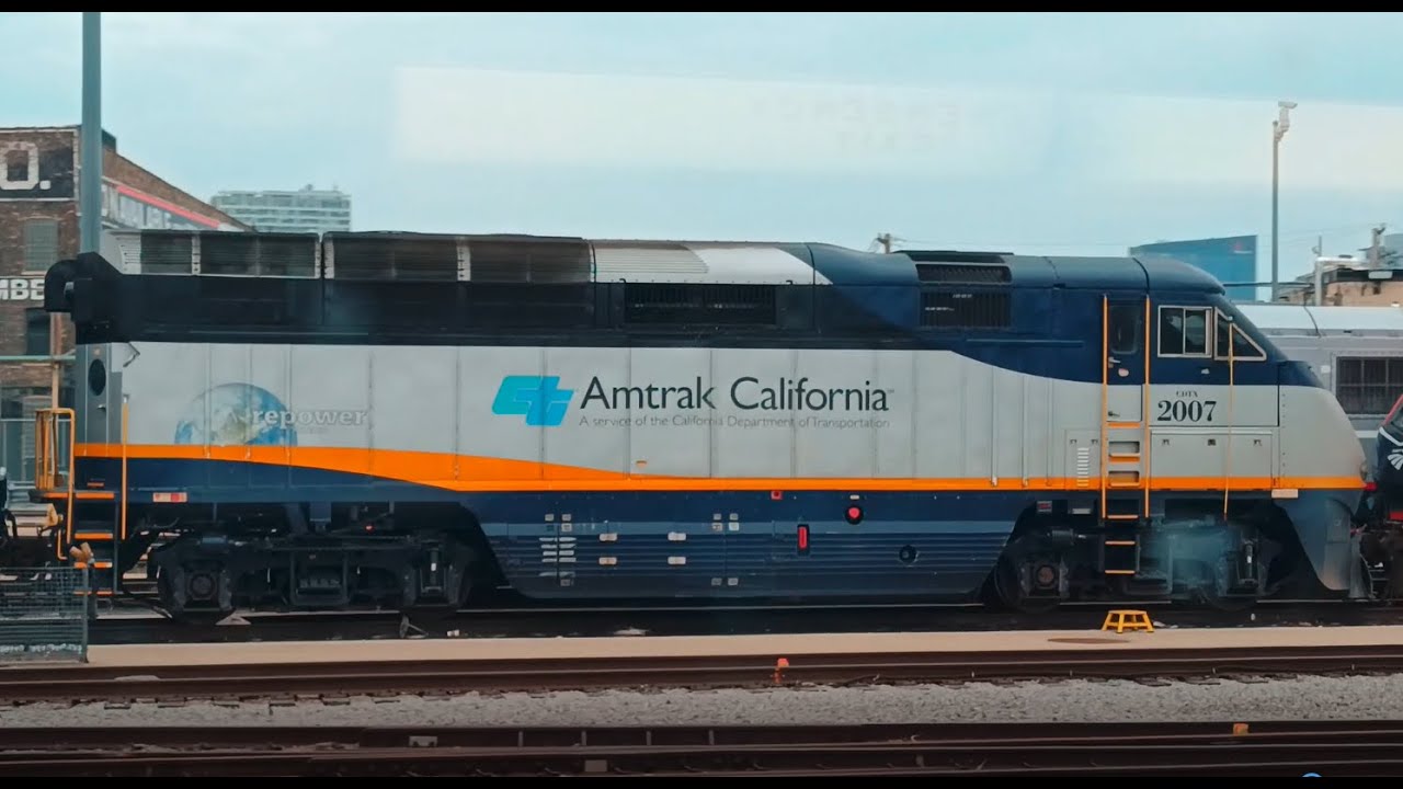 Locomotives Today - Amtrak California Engine and More in the Yard ...