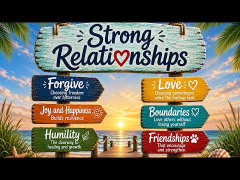 STRONG RELATIONSHIPS - Choose Boundaries: Loving Others Without Losing Yourself