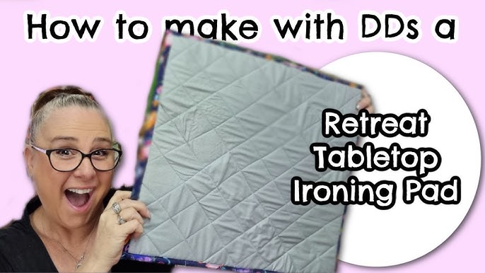 DDs How to Make a No-Sew Tabletop Ironing Pad #nosew 