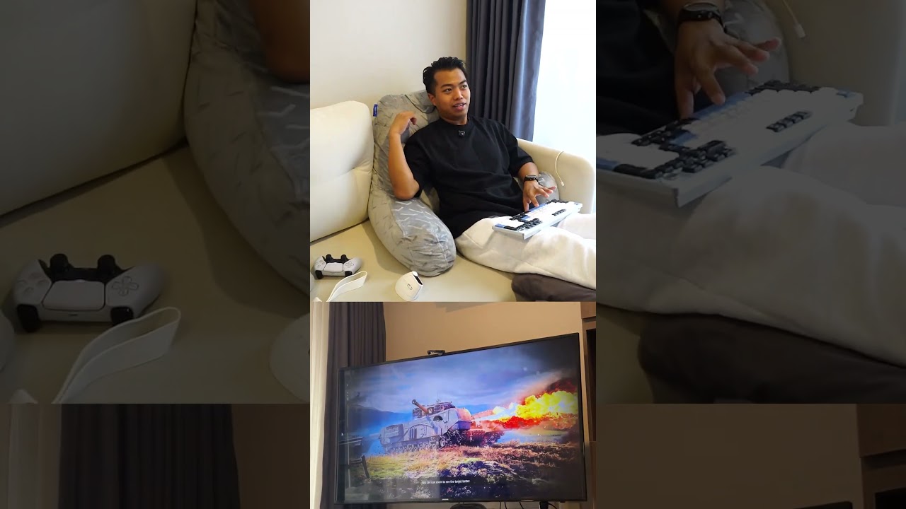 ใช้เซ็ทนี้เล่น war thunder ครับ Gconic A98 Pro Monster M2PRO