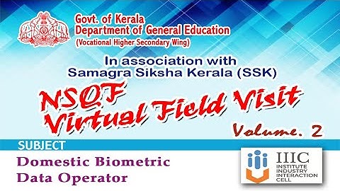 Virtual Field Visit 2 - Domestic Biometric Data Operator