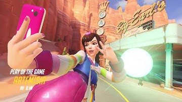 DVA quintuple kill lucky shot