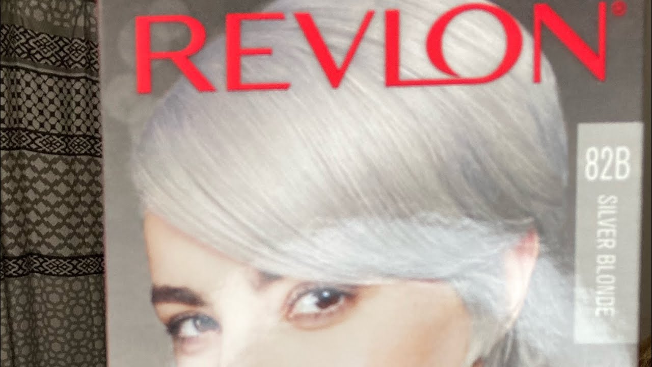 Revlon Color Box The NEW Revlon colorsilk box dye in Silver Blonde! #revlon # ...