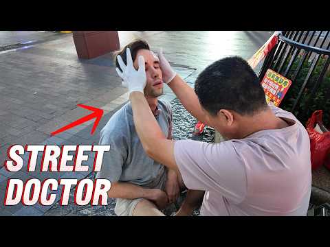 I Let a $10 Street Chiropractor Fix My Back… | Massage ASMR