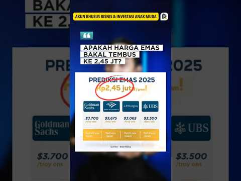 Apakah Harga Emas bakal tembus ke 2,45 JT #bisnis #investasi #emas #logammulia #antam #fyp