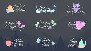 Information Christmas Scribble Title Bundle - Holiday Text Motion Pack — Free (Ae, Pr, Dr, FCPX) Update