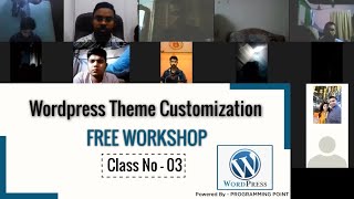 Wordpress Theme Customization || Free Workshop || Class no-03 || Bangla Tutorial || ProgrammingPoint