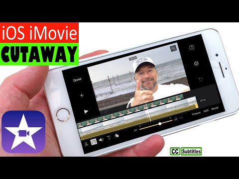 iOS iMovie Cutaway Function brilliant feature no need to record audio again