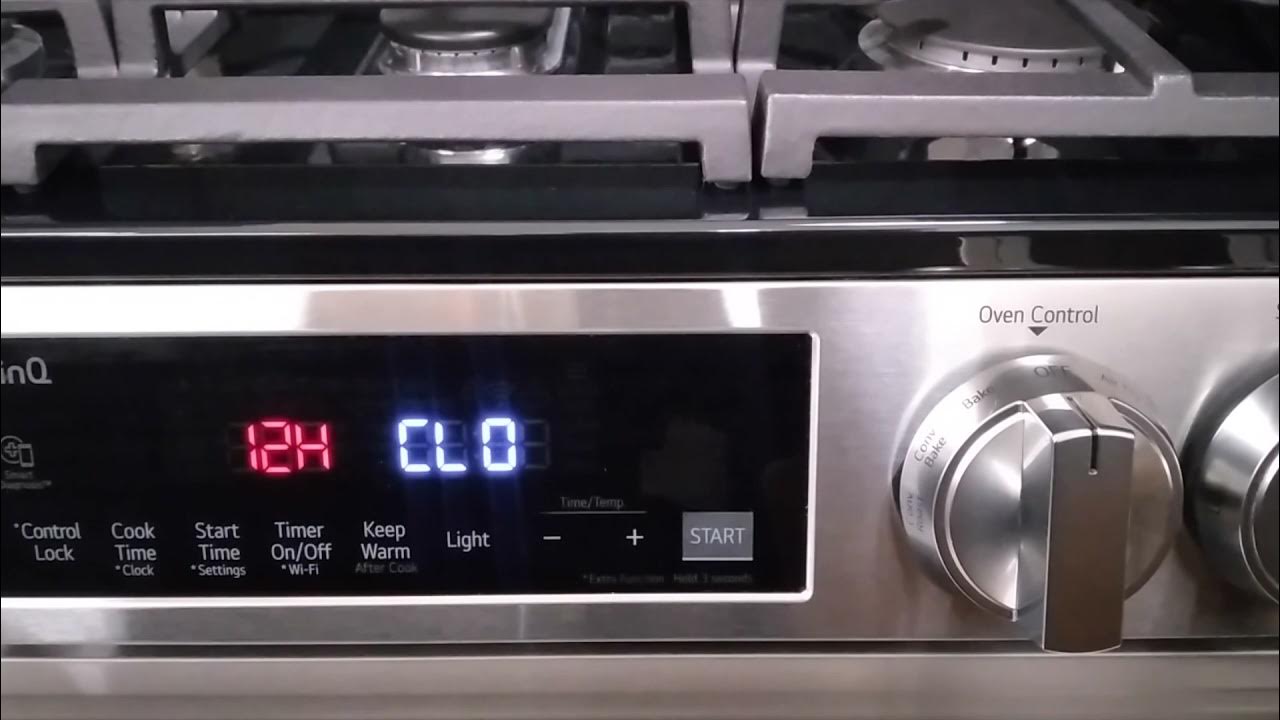 Calibrating the Oven Temperature of LG Slide In Range YouTube