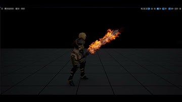 Burning Sword VFX with EmberGen