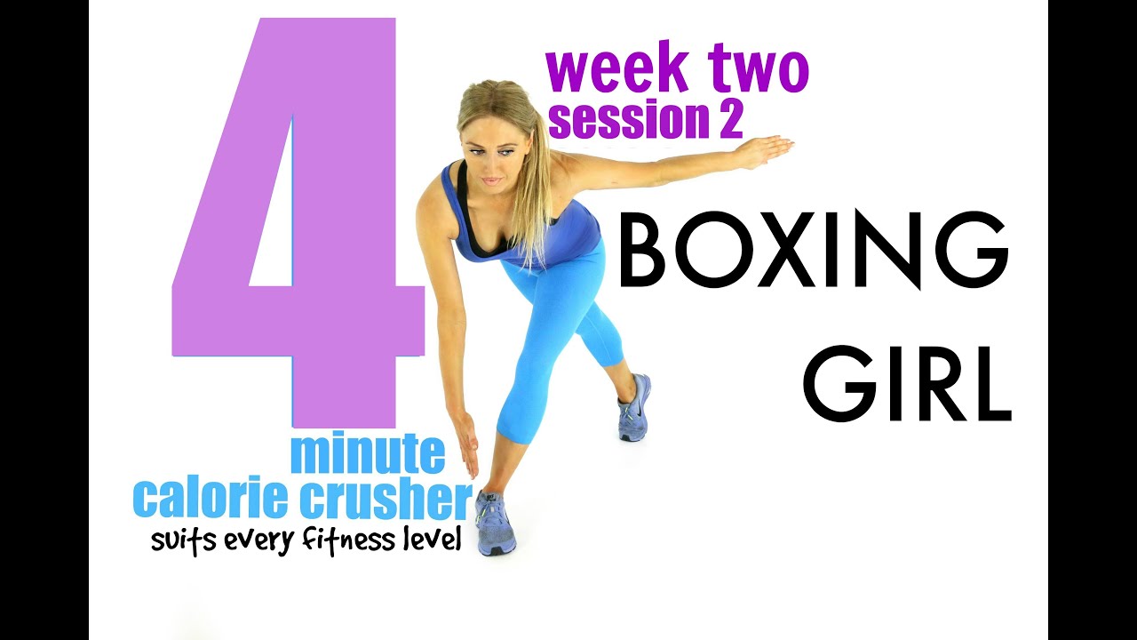 boxing girl 4 minute calorie crusher suits every fitness level