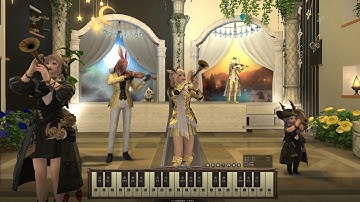 【FF14楽器演奏】合奏モードで 「アグライア ラスボス曲(命の天秤)」/ FFXIV Bard performance "Aglaia Boss - In the Balance"