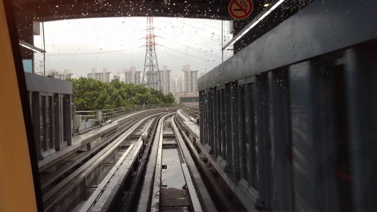 西門子VAL208韓國議政府市輕電鐵 (2)(中央站~塔石站)(2013.7.8)