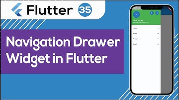 35 Navigation Drawer in flutter | flutter bangla tutorial