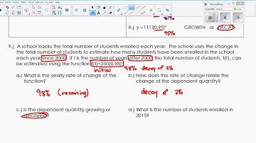 Analyzing Exponential Functions