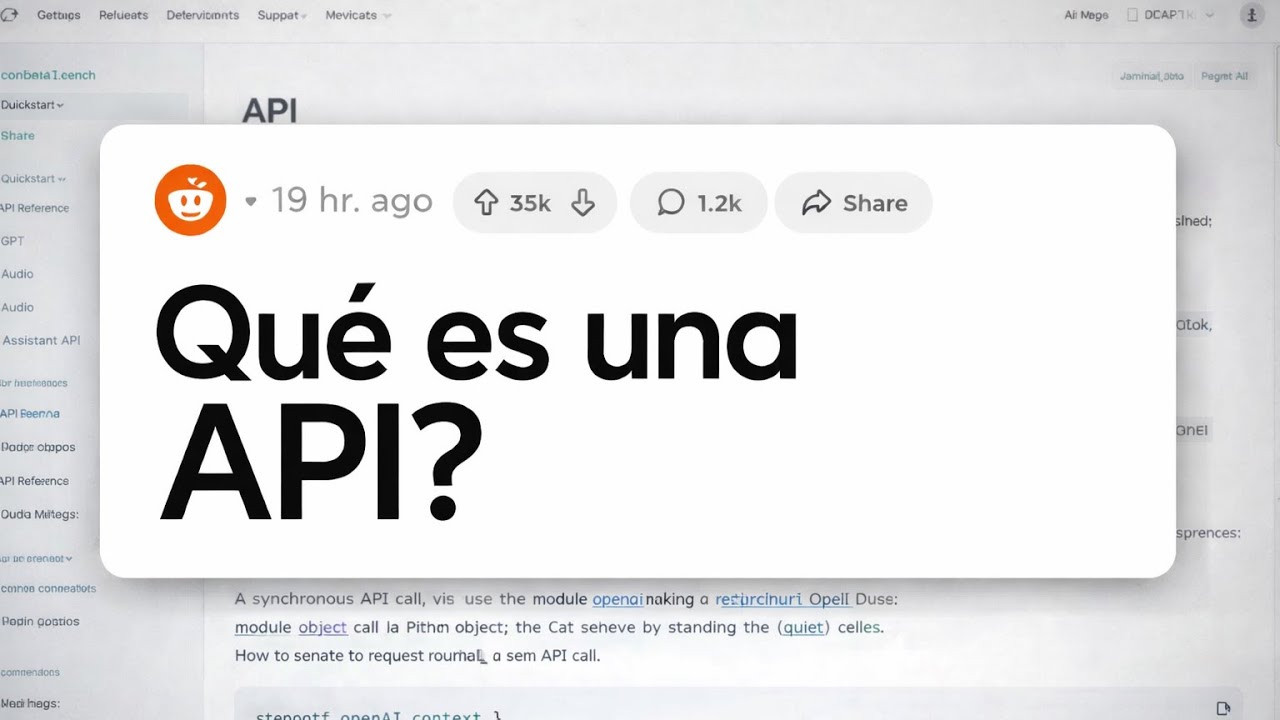 Qué es una API?