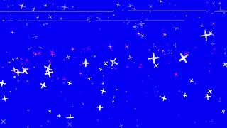 Blue Screen shine sparkles falling Effect Overlays HD Футаж блеск падает