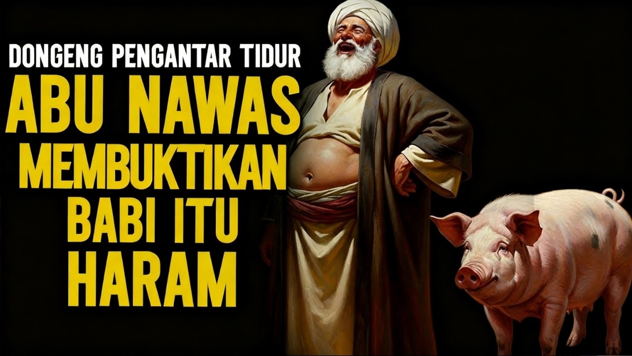 CERITA LUCU PENGANTAR TIDUR | JAWABAN CERDAS ABU NAWAS MEMBUKTIKAN BABI HARAM KEPADA PENDETA