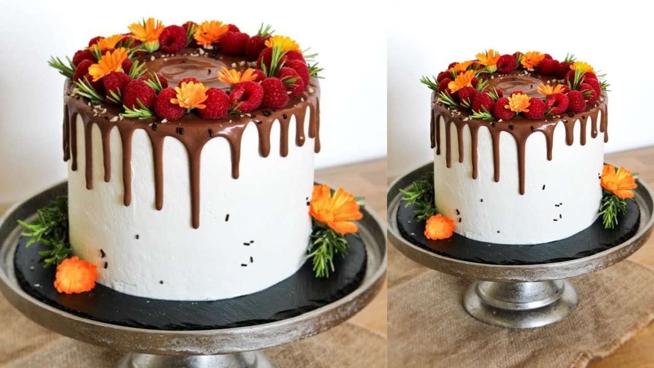 Layer cake chocolat blanc et fruits rouges - Empreinte Sucrée