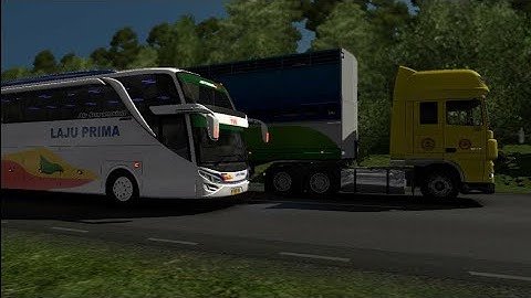 andra respati - ketika cinta menangis (feat elsa pitaloka) PO LAJU PRIMA || ETS 2 BUS MOD INDONESIA