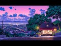 Hillside Café Lofi 🌆 Sunset City View | Lofi Flow