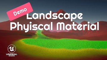 Live Demo: Using Landscape Physical Material Output Node in Unreal Engine 5 (for Foot Sounds, etc)
