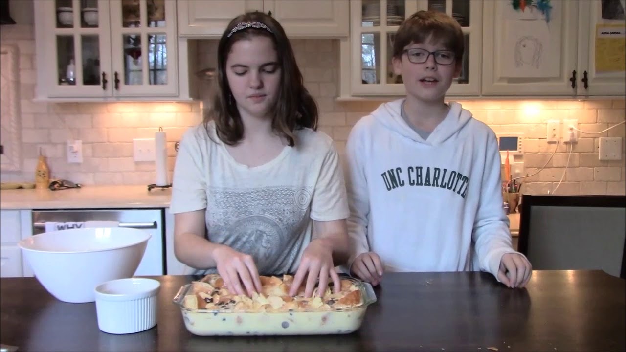 Le Gateau De Pain De Mie Bread Pudding Youtube