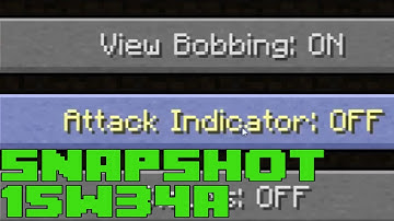 Minecraft 1.9 Snapshot 15w34a - Attack Strength Indicator! PvP Game Changer!