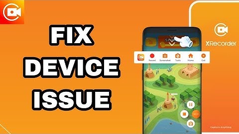 How To Fix And Solve Device Issue On Screen Recorder XRecorder App | Final Solution