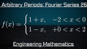 How To Find The Fourier Series Of An Even Function with Arbitrary Period