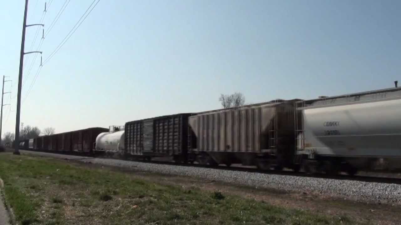 CSX Q410 with Ex-BNSF SD40-2 7903, Ex-BN 7178 SD40-2 and Ex-Conrail SD60I 8730 in HD