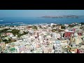 Isola Di Procida di drone - Island of Procida, Italy by drone (reworked color balance/saturation)