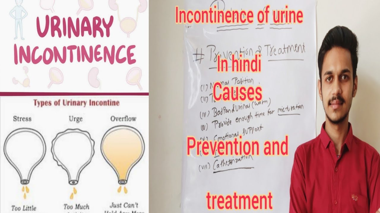 Incontinence of urine । Incontinence of urine in hindi । foundation of nursing / nursing dignity